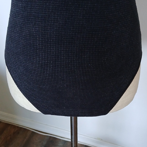 Aura Black Racerback Ribbed Bodysuit - Picture 5 of 6